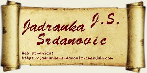 Jadranka Srdanović vizit kartica
